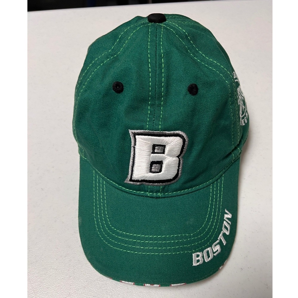Boston Greatest Sports Town America Hat Cap OSFM Green Embroidered Adjustable